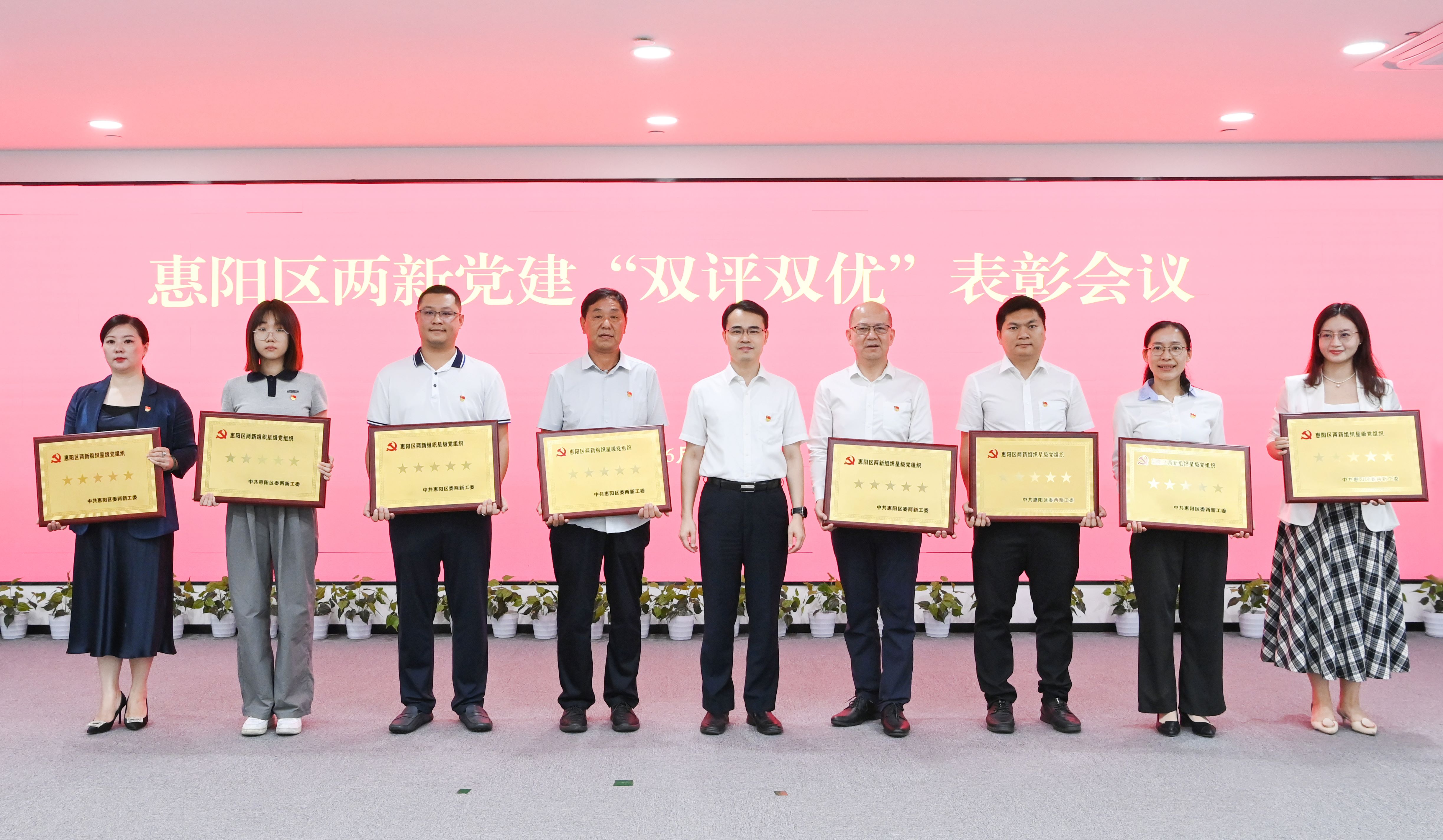 非凡娱乐科技党委荣获惠阳区五星级党组织